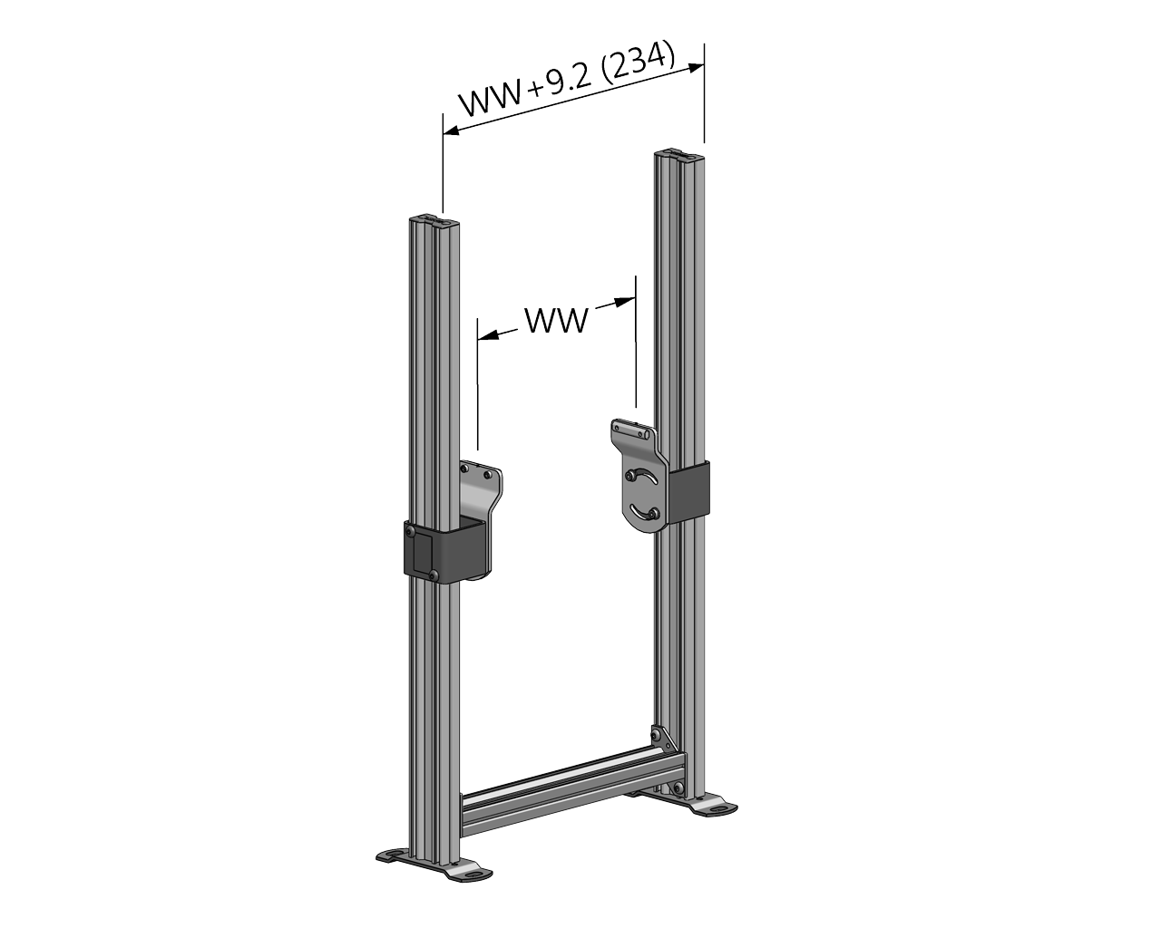 Dorner Mfg. Corp. > Products > DustPruf 5300 Series > Support Stands
